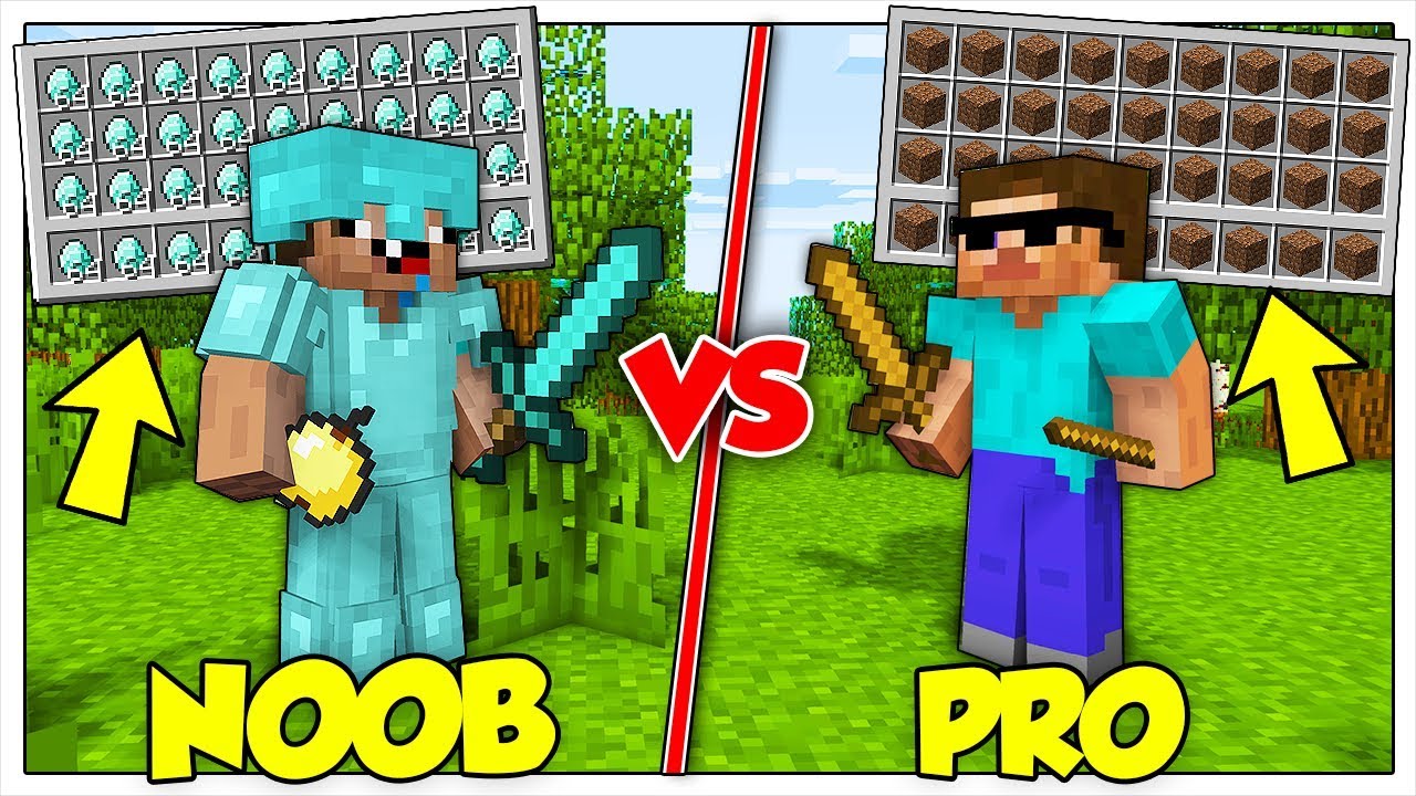 NOOB RICCO CONTRO PRO POVERO! - Minecraft ITA