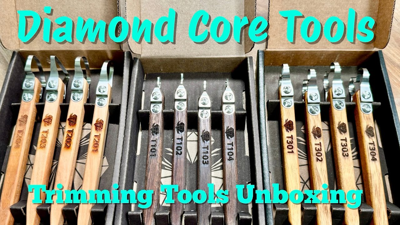 Diamond Core Tools Trimming Tools Unboxing. World’s best Pottery Tools!