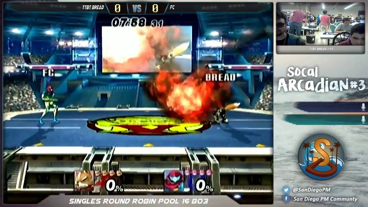 SoCal PM Arcadian #3 - TtBT | Bread vs FC - Singles Pool 16 - Project M