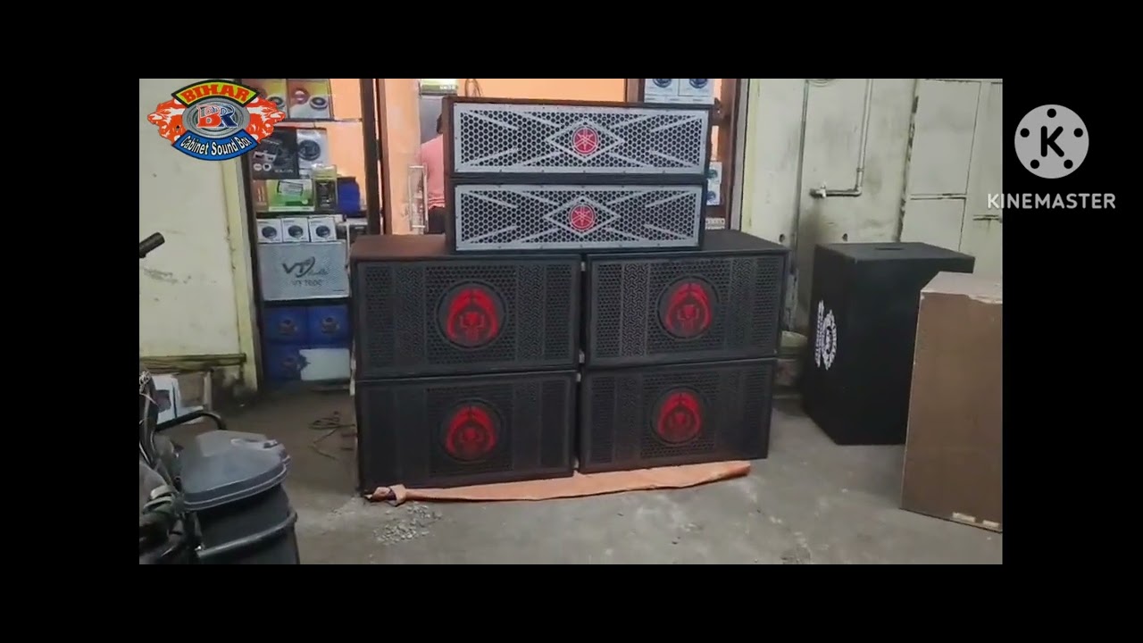 Dual 15 side year cabinet testing video hard bass 🗄️🔊DJ Bihar cabinet sound production jhariya