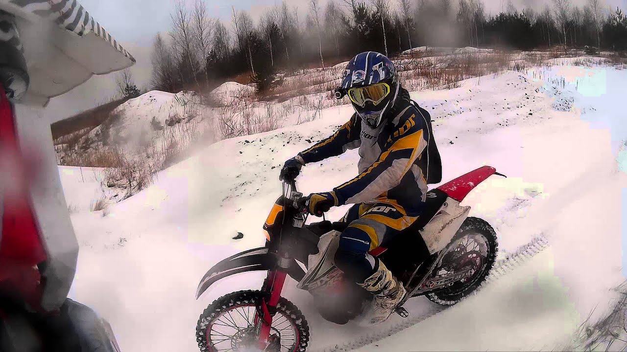 Atv Enduro Knurów snow riding, fails, Lucky Star, Gas Gas, Access