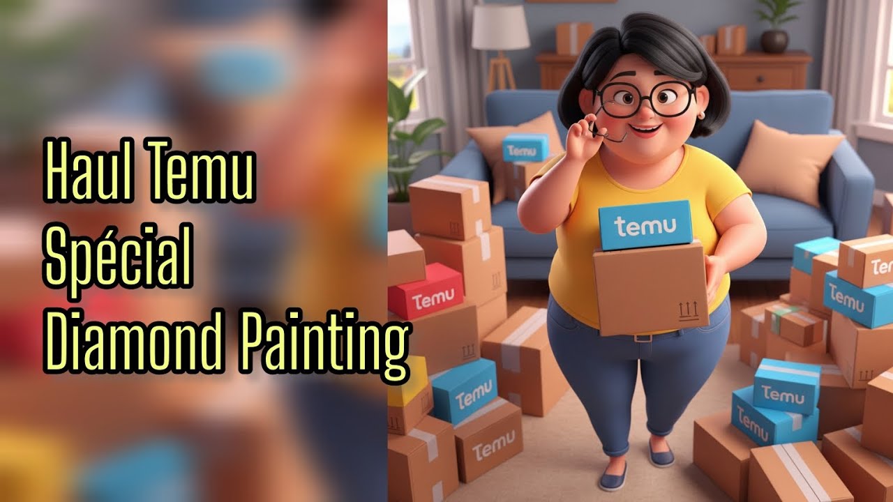 Haul Temu Spécial Diamond Painting 🎀🎀🎀