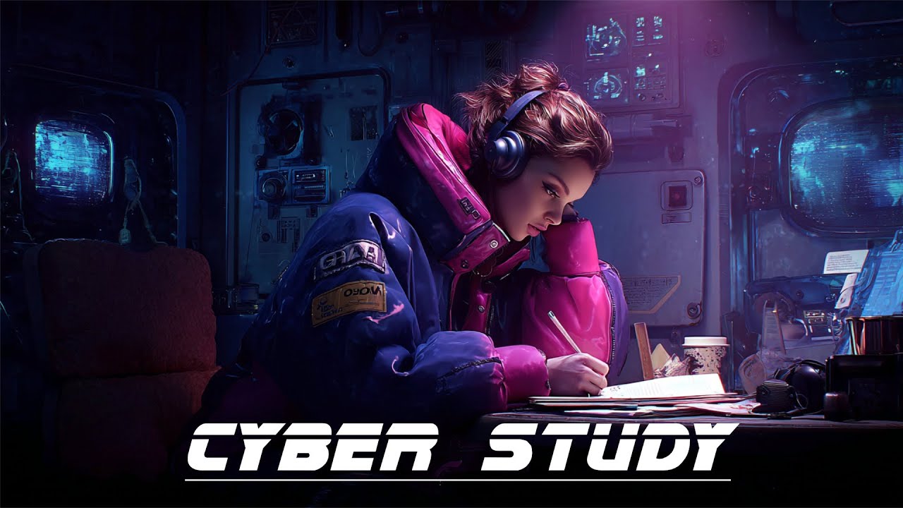 Cyber Study - A Futuristic - Nostalgic Sound for Focus and Study - Chill Cyberpunk, Lofi, Dreamwave