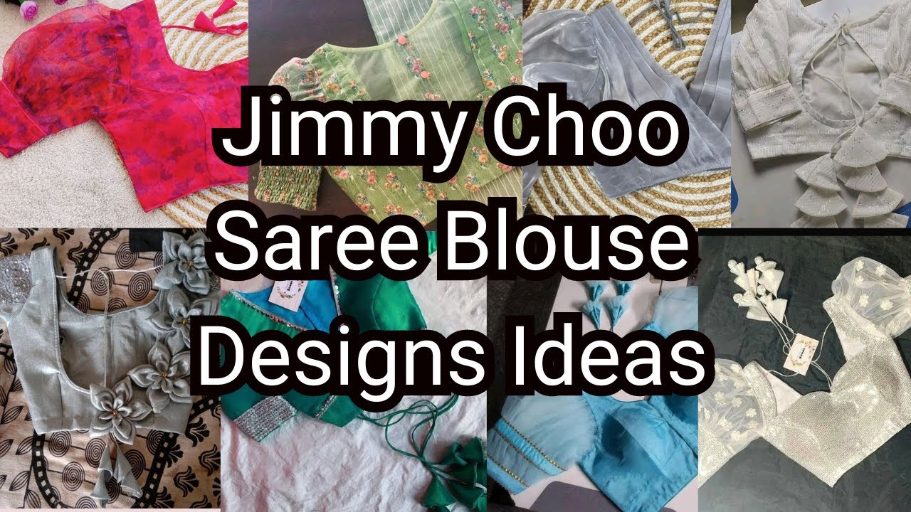 jimmy choo saree blouse ideas | jimmy choo blouse designs images | Trending Blouse Designs #trending