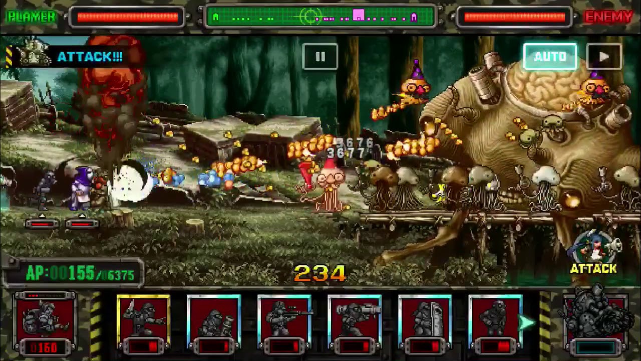 Metal Slug Attack - PM infantry VS Mars People