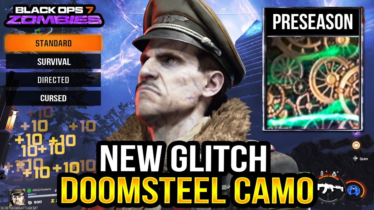 Black Ops 7 Zombies ★ НОВЫЙ глюк с камуфляжем Doomsteel! Ошибка дублирования медведя!