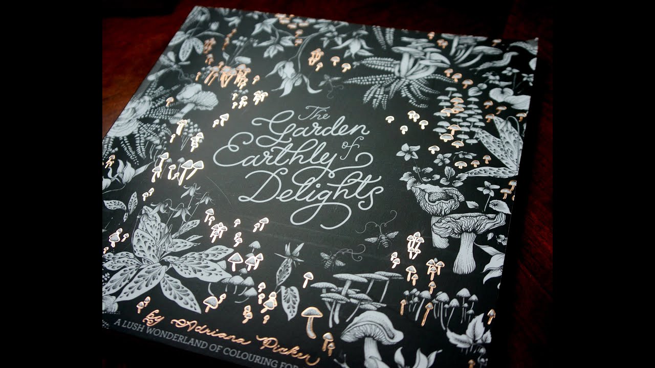 The Garden of Earthly Delights Colouring Book Flipthrough/Preview