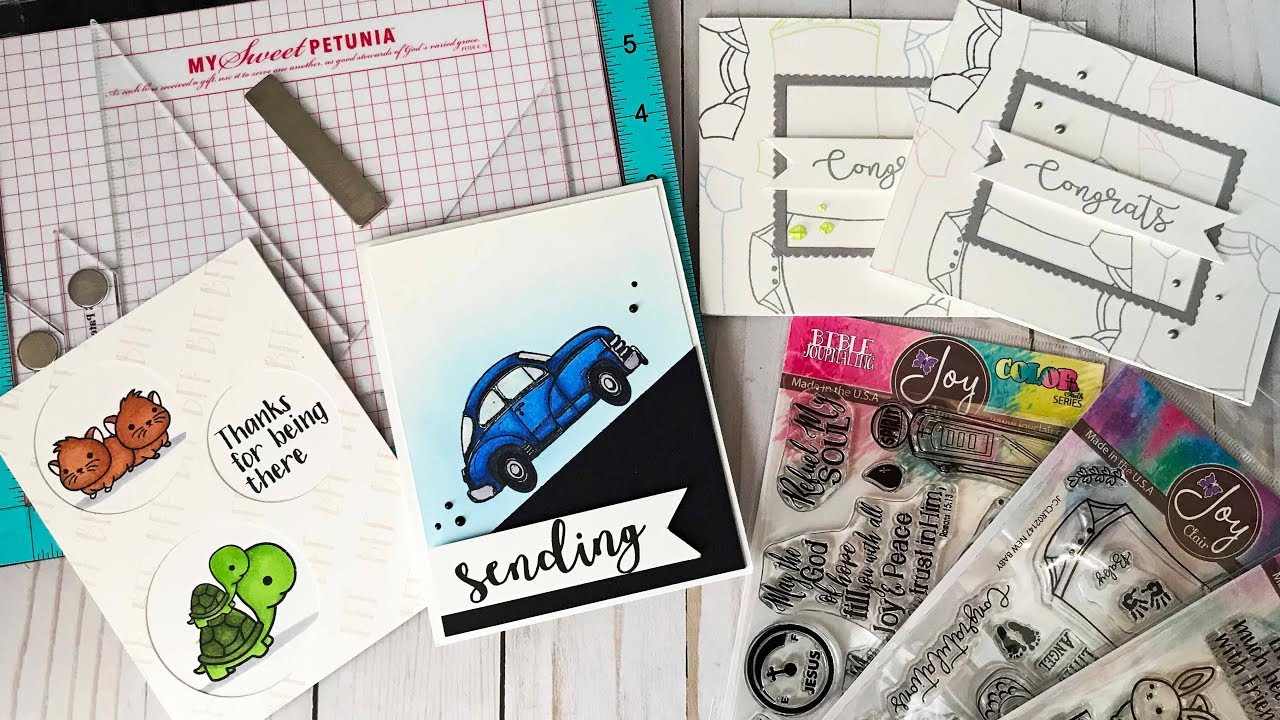 Creative Corners with MISTI and Joy Clair Stamps