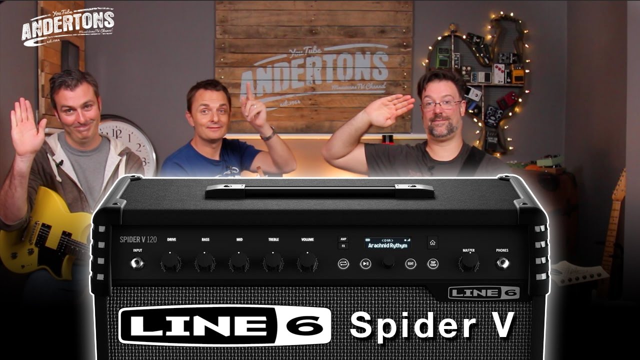 Line 6 Spider V 120w Combo Demo with Chappers & the Capt