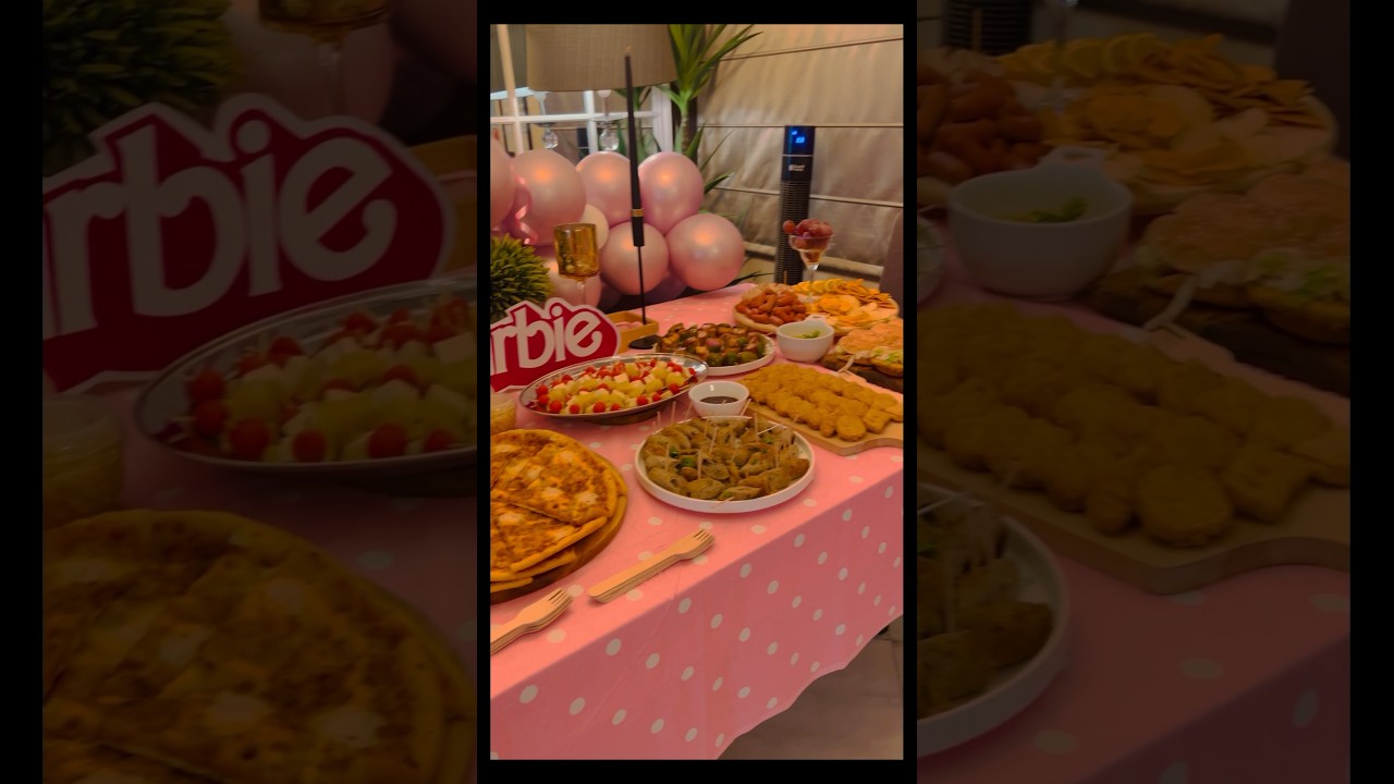 Kids Birthday Party food ideas #delicious #viral #delicious #easy #birthday #food #barbie