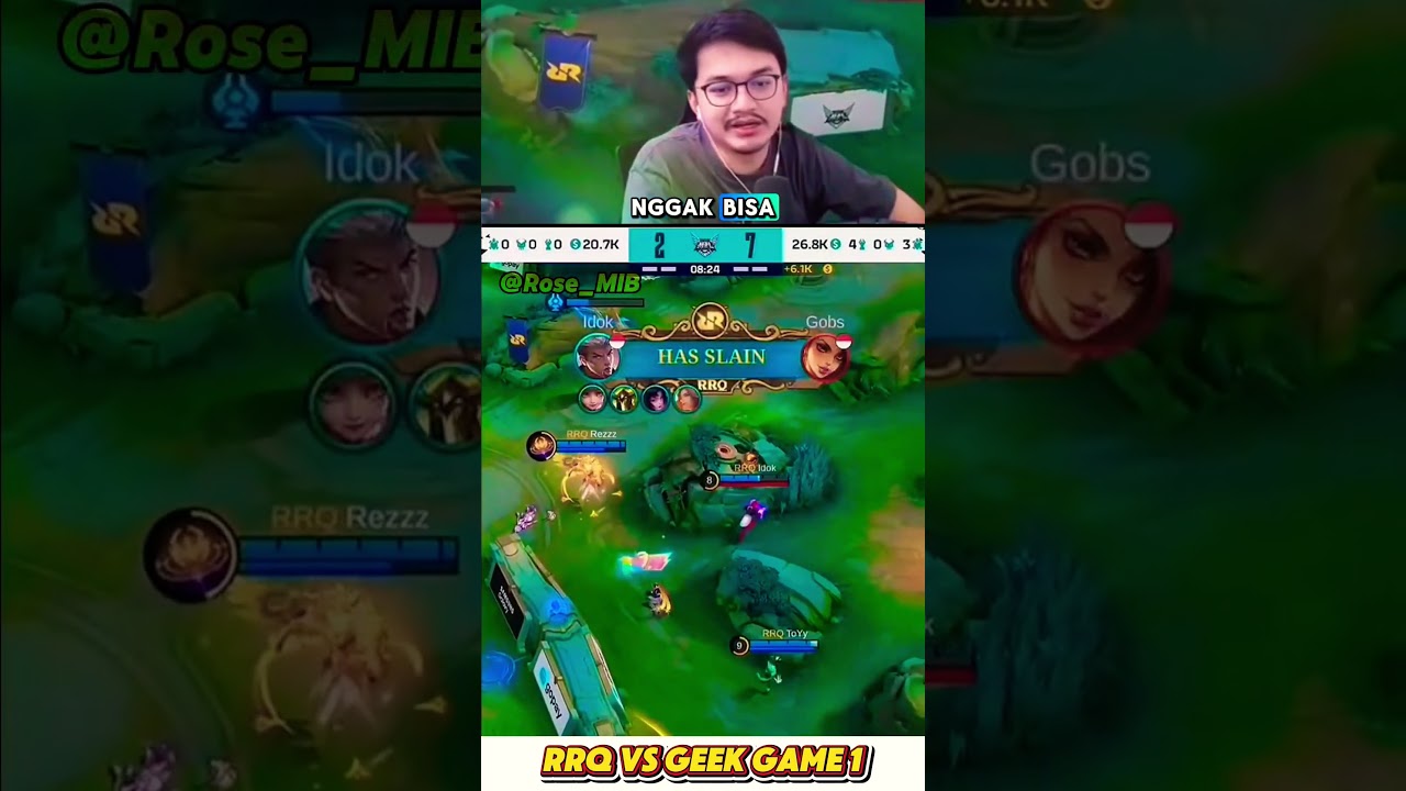 RRQ VS GEEK GAME 1 👑 | Geek mode King slayer 🔥 