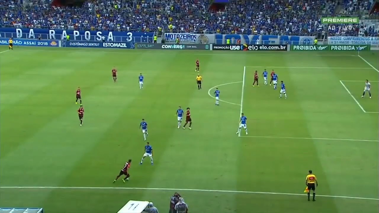 Gol de Everton ribeiro contra Cruzeiro