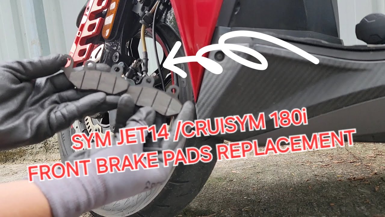 SYM JET180i Front Brake Pads Replacement | Rizz Khan