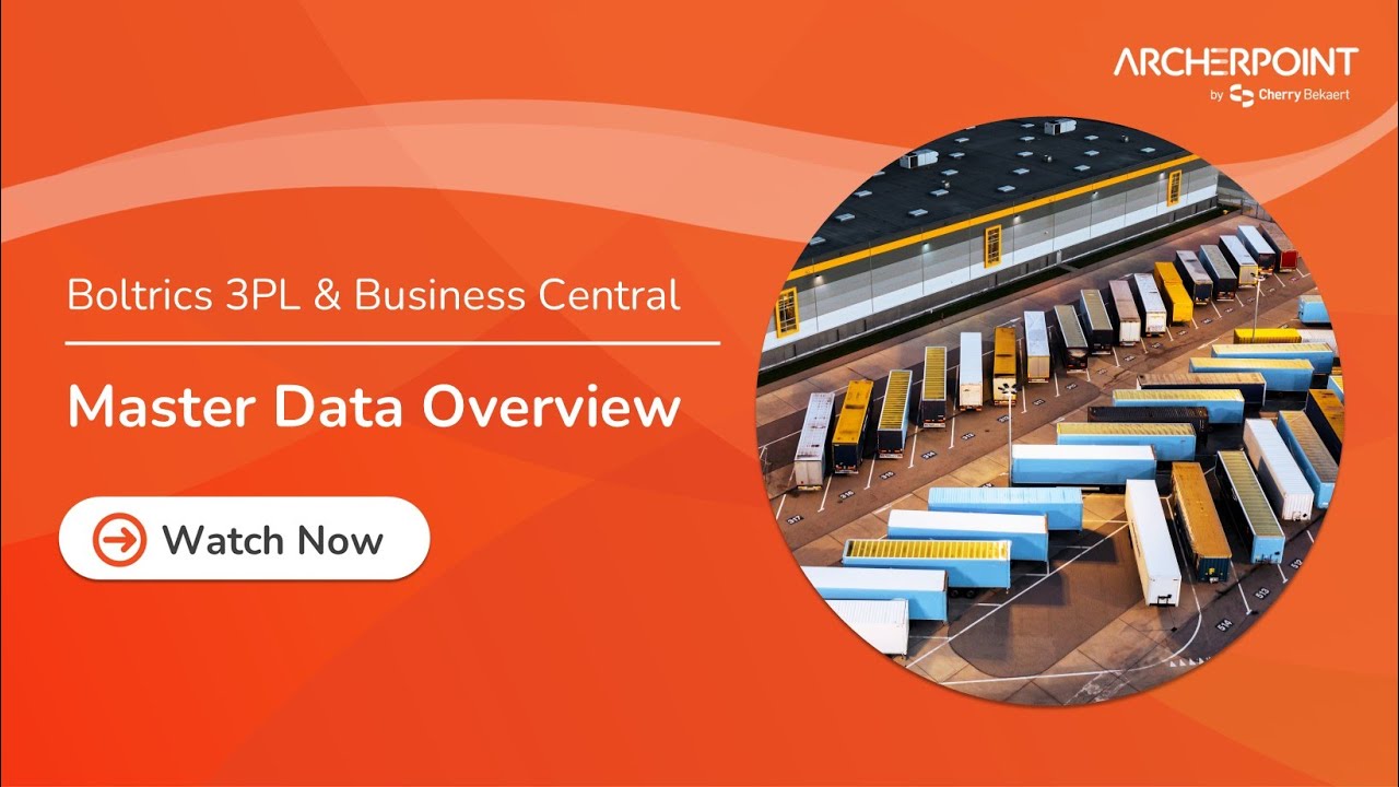 Boltrics 3PL Master Data в Dynamics 365 Business Central