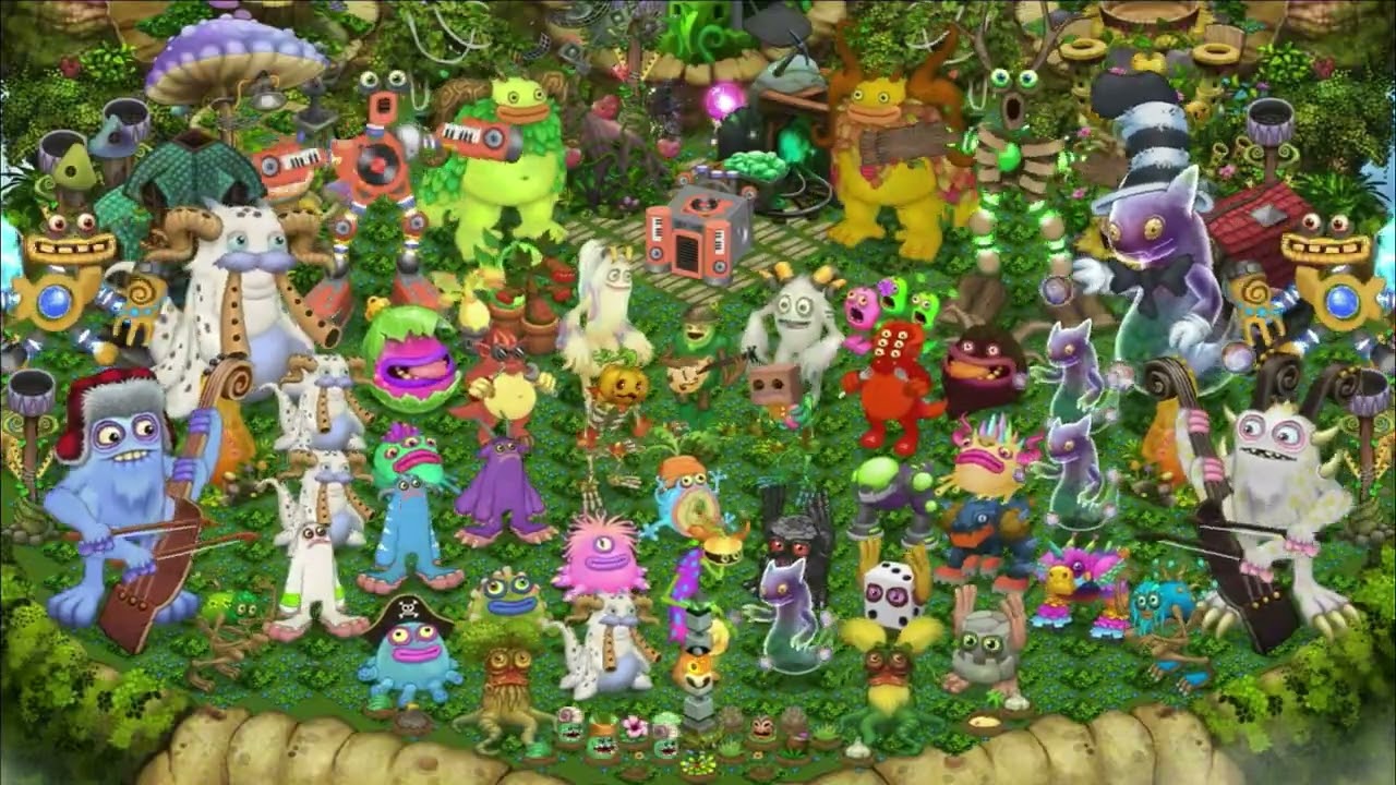 Plant Island | all island and monster sounds | update 5.2 || msm