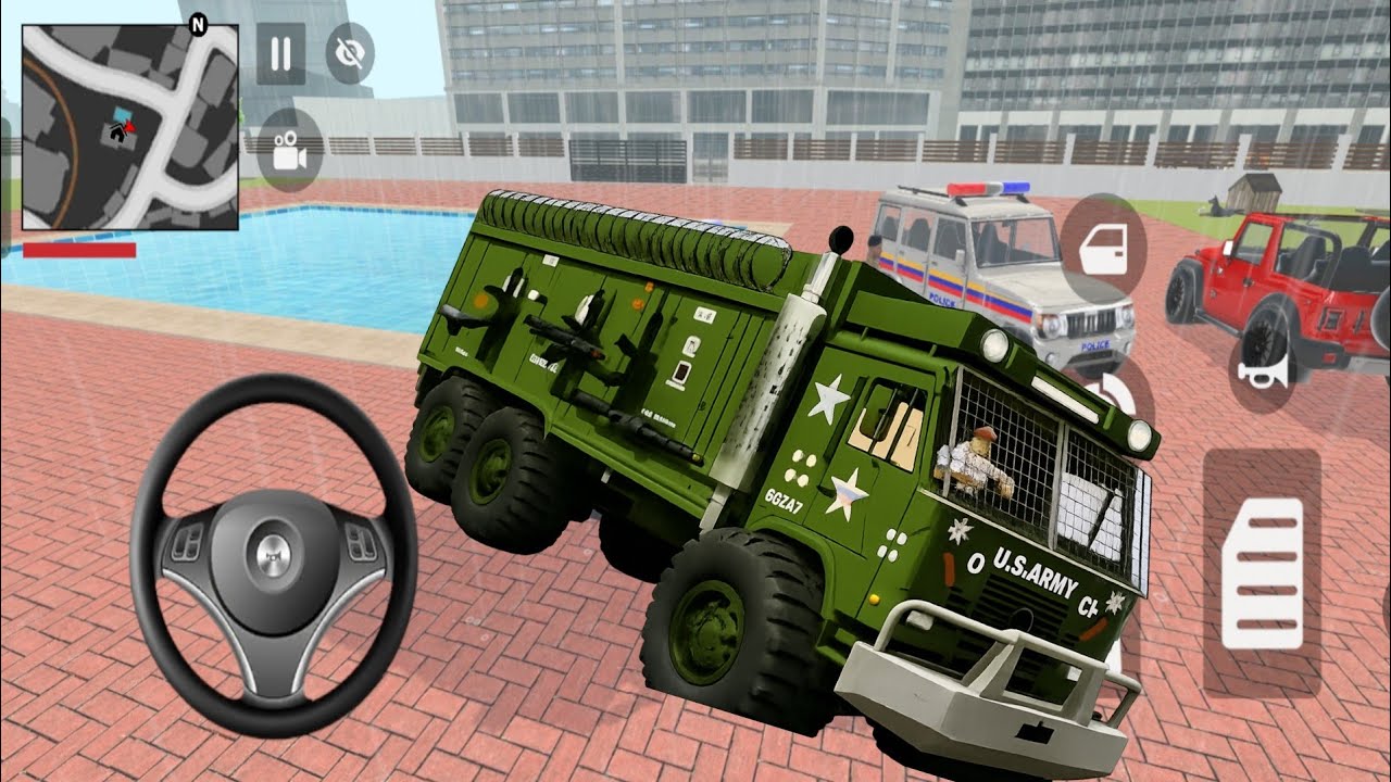  🤑🤑Indian Thift Auto Simulator 🤩 Indian Showroom Purchase  😯 Modified Moster Gun Army Truck And Bike