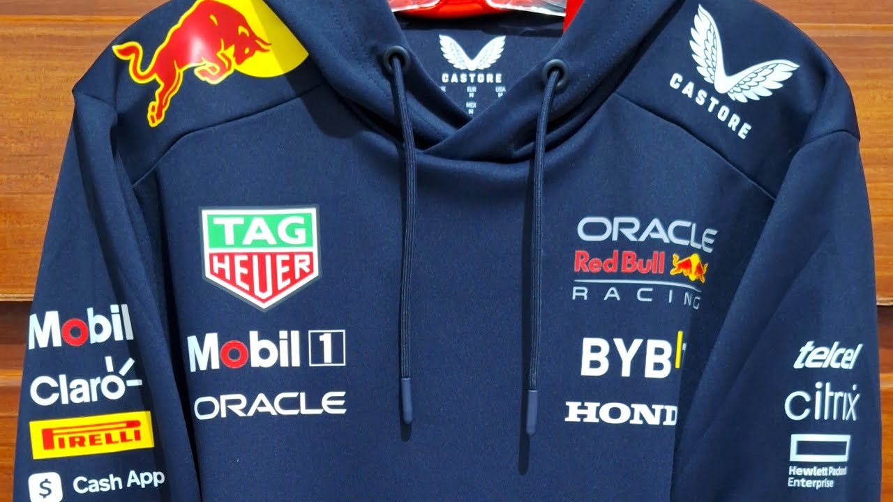 Sudadera para Hombre Azul Redbull TeamHood Castore 2023,unboxing y review.