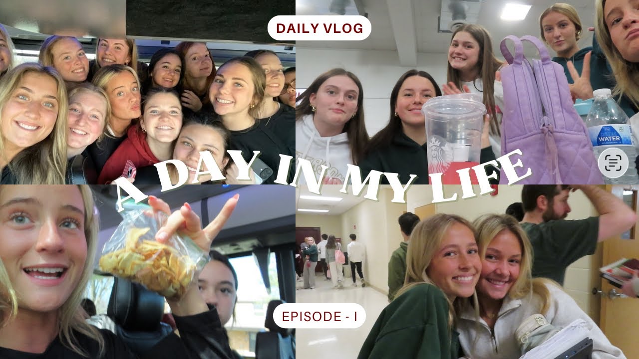 DAY IN MY LIFE - (school, sports friends, etc.) 