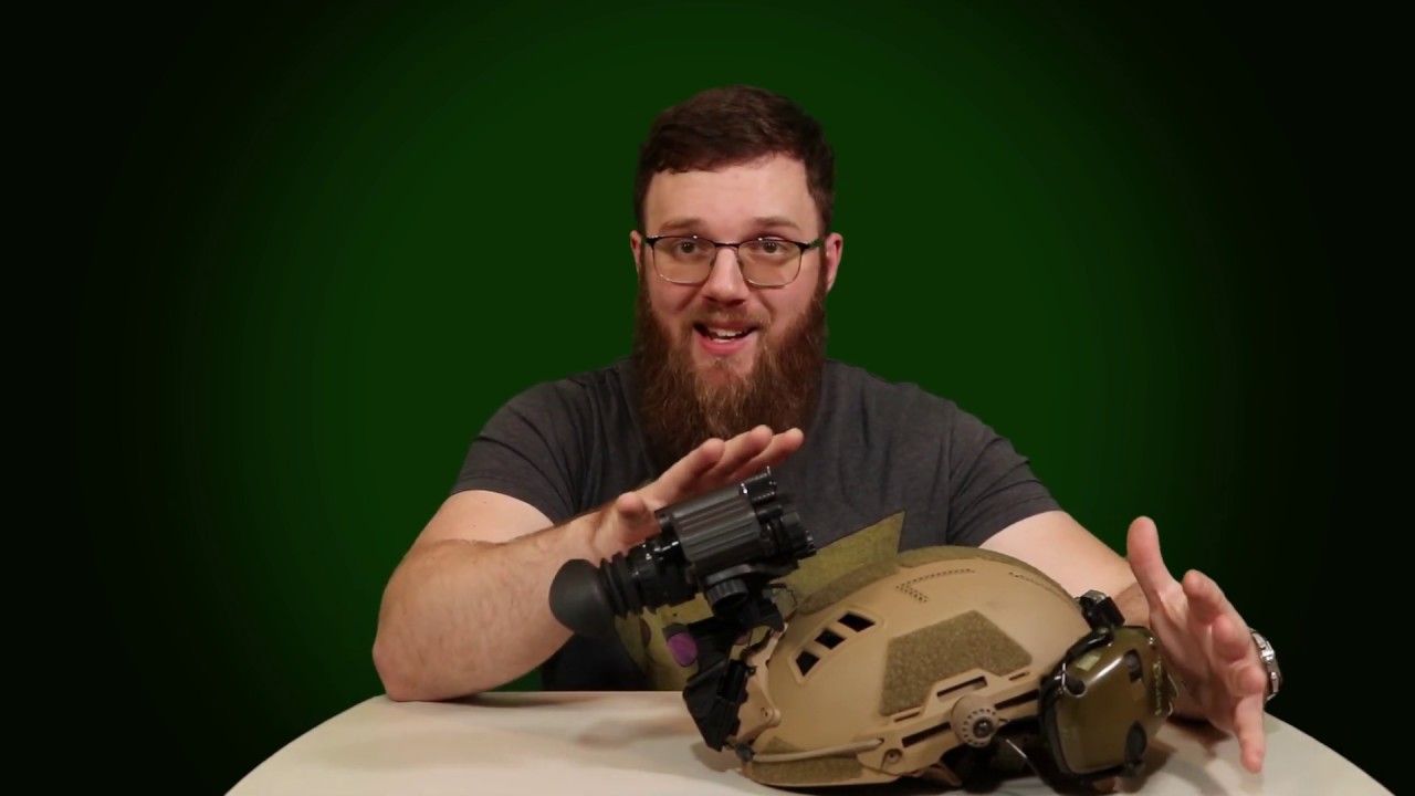 Night Vision Helmet Set Up