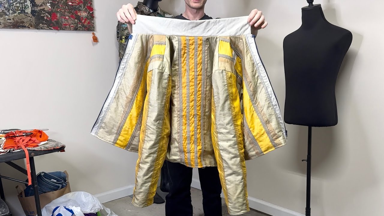 MAKING A JACKET OUT OF A VINTAGE TENT