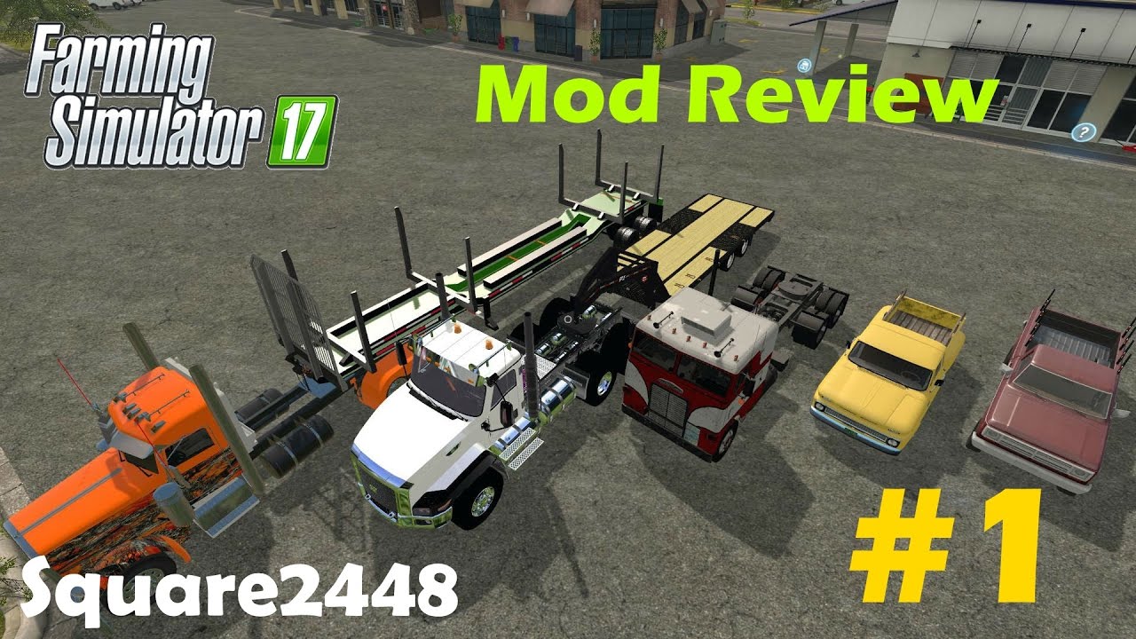 Farming Simulator 2017 Mod Review #1 Semi's, Trucks & Trailers
