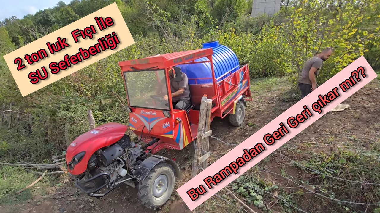 Depoda Su Kalmadı /  Patpat İle Depoya İçme Suyu Operasyonu