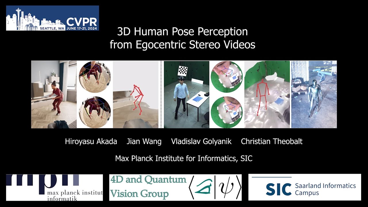 [CVPR 2024] 3D Human Pose Perception from Egocentric Stereo Videos