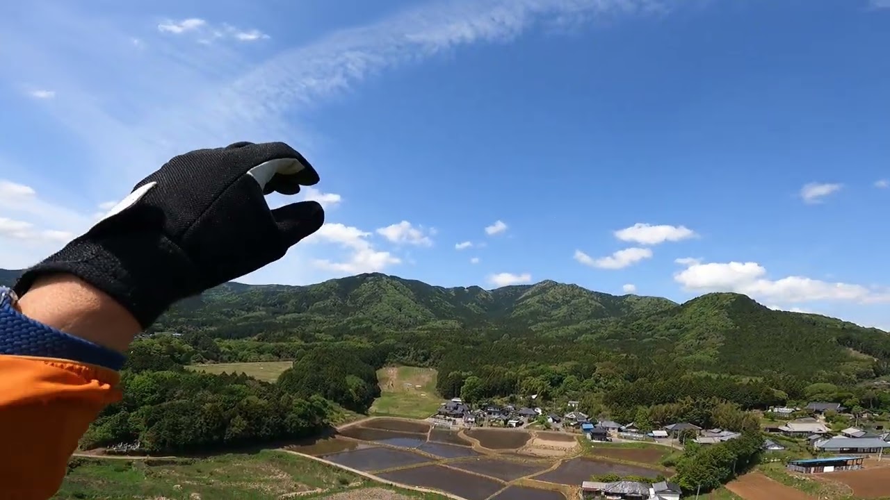 パラグライダー初体験～茨城県石岡市八郷地区上空②