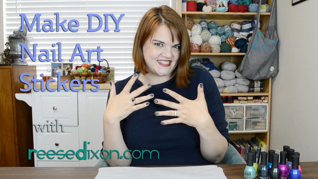 DIY Nail Stickers! Make your own!