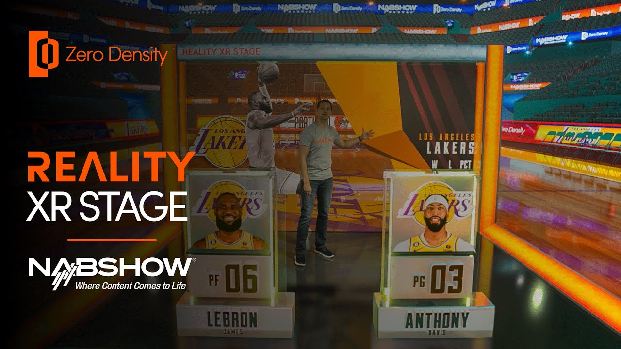 Reality XR Stage - Live AR & LED-based Extended Reality (XR) Demo by Zero Density at NAB Show 2023
