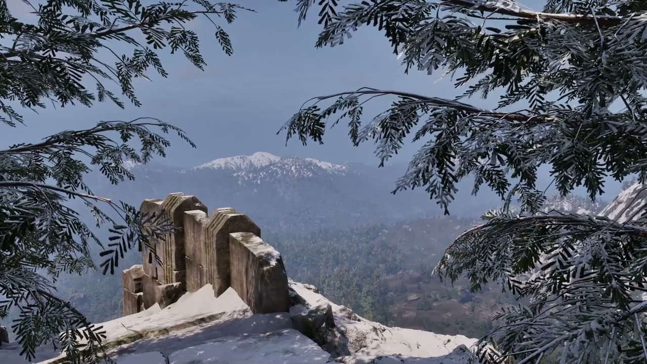 Snowy Silence at Lipsand Tarn – Oblivion Remastered Ambience, no music.