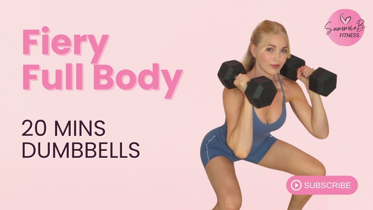 20 Min Quick & Fiery Dumbbell Full Body Workout | Get Strong, Sweaty & Fully Worked! 💪🏼