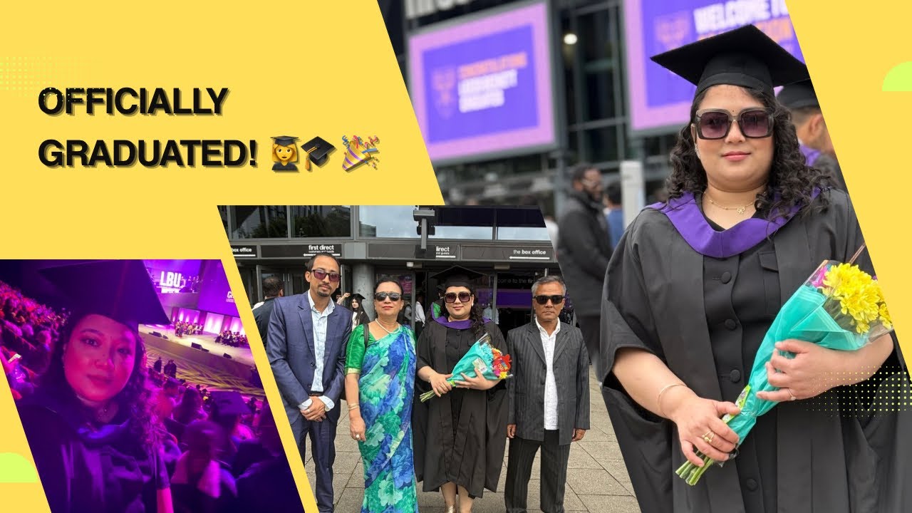 Walking the Stage – A Dream Fulfilled 🥹✨I’m Officially a Graduate! 🎉 Class of 2025 👩‍🎓🎓🇬🇧