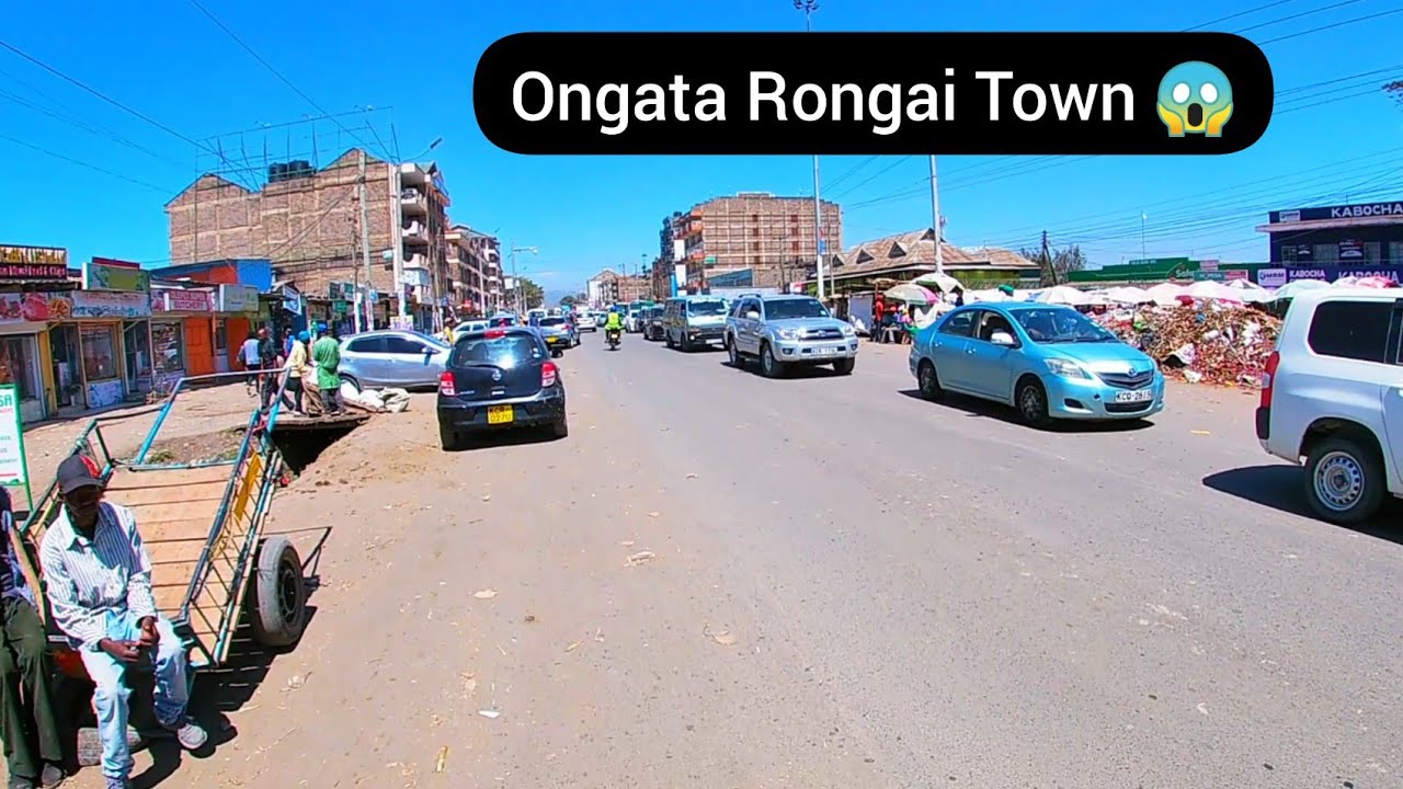 Ongata Rongai Town 😱, Kenya.