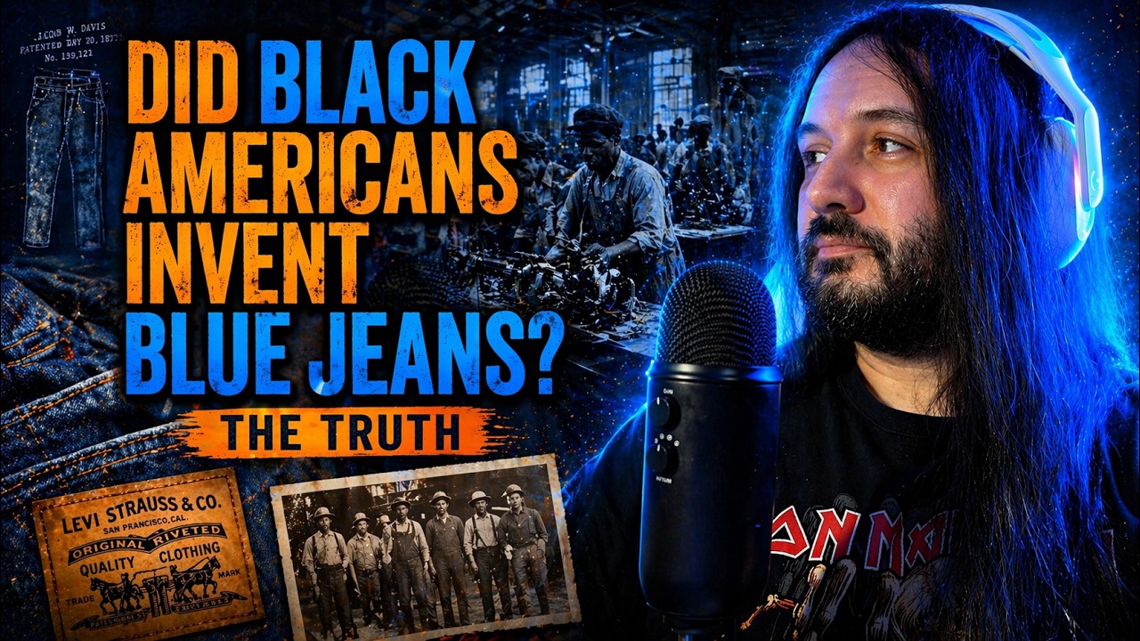 Black Americans did NOT invent the Blue Jeans. DEBUNKED!