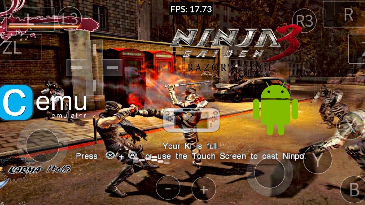 NINJA GAIDEN 3: RAZOR'S EDGE WiiU GAME TEST IN CEMU EMULATOR I SNAPDRAGON 8S GEN 3 🎮🔥