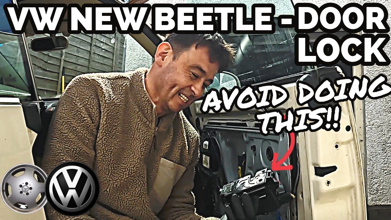 VW New Beetle Door Lock Actuator - Removal Replacement Fix, Avoid Doing This!