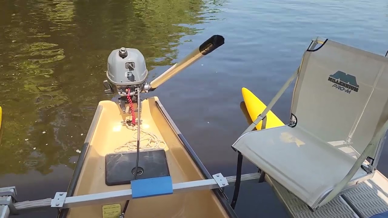 expedition outrigger canoe by Expandacraft.