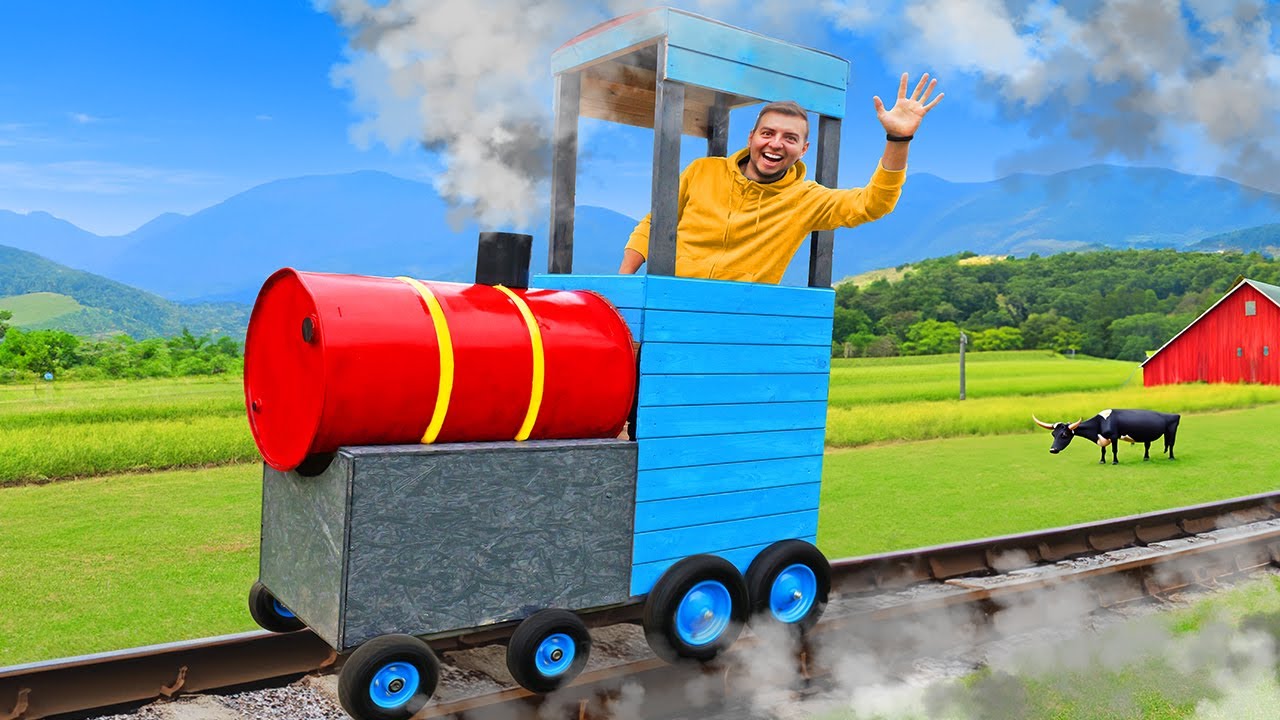 Budujemy LOKOMOTYWĘ PAROWĄ! Czy Bojler Wytrzyma To Ciśnienie?!