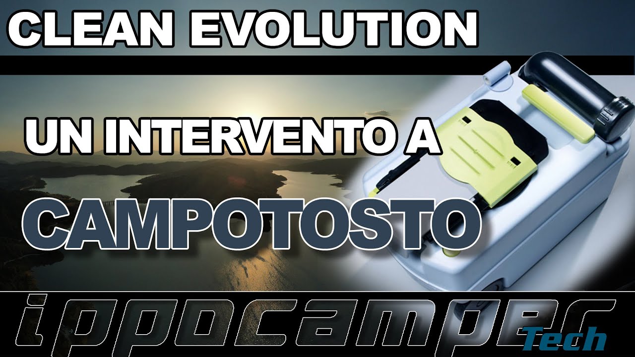 Maceratore Clean Evolution su cassetta Dometic - un intervento a Campotosto