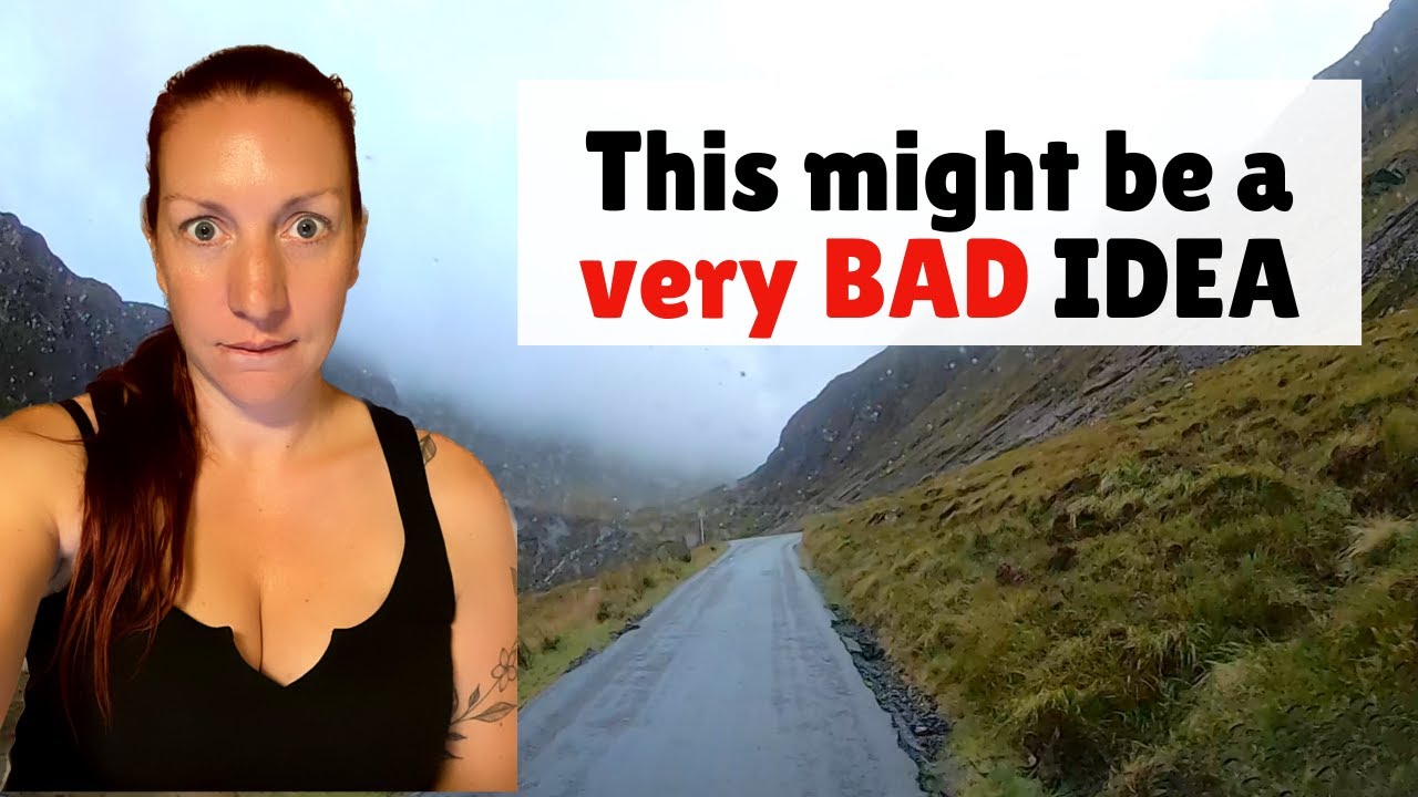 Driving the scariest road in Scotland. In a motorhome...