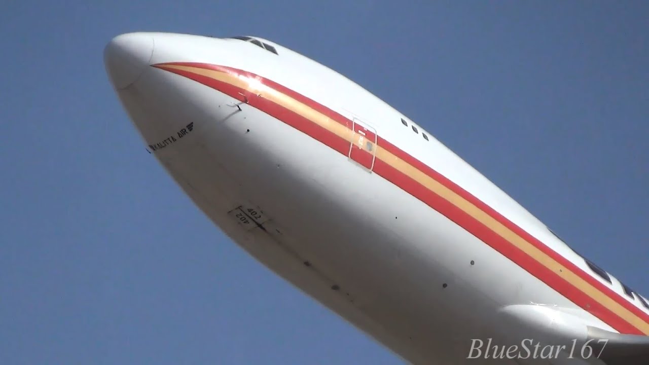 Kalitta Air Boeing 747-400F (N402KZ) takeoff from NRT/RJAA (Tokyo - Narita) RWY 34L