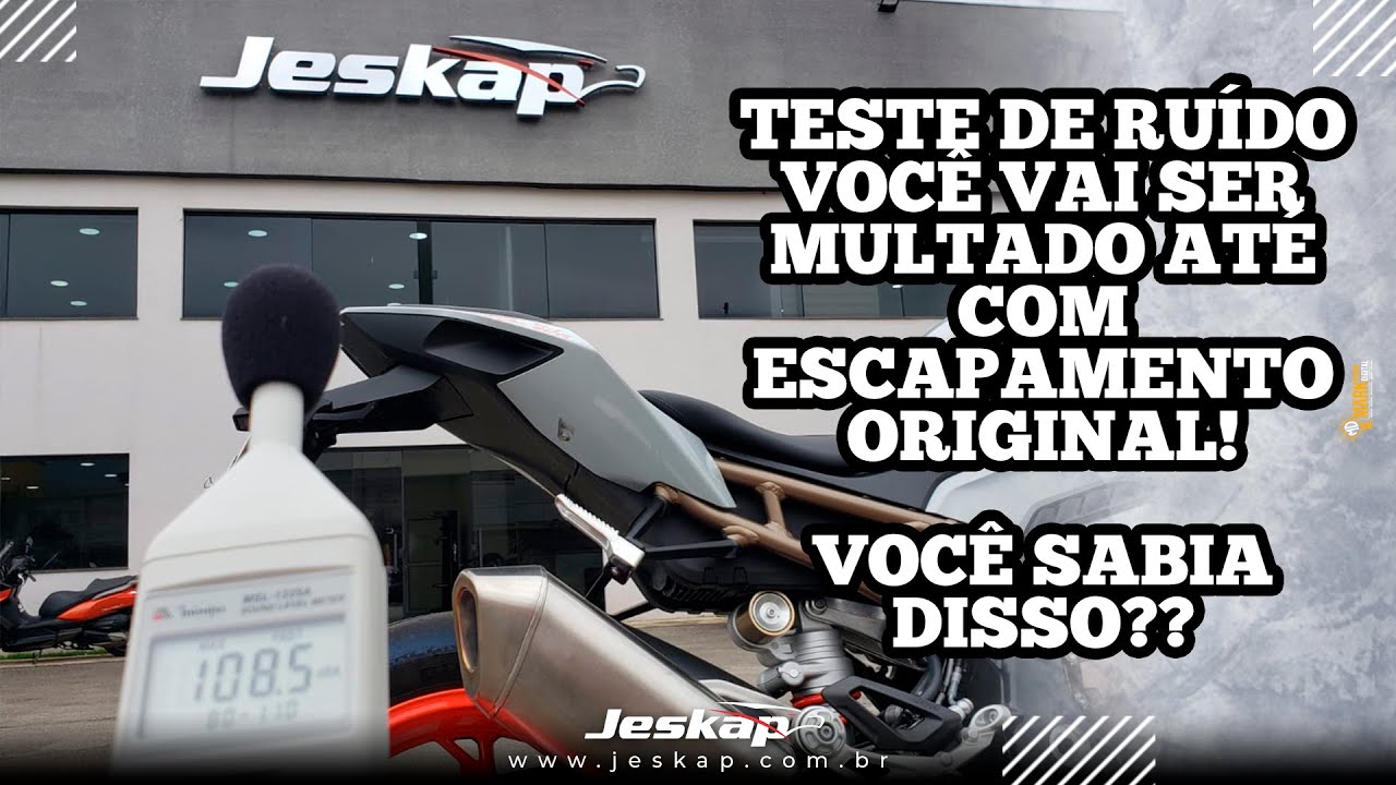 VOCÊ SABIA DISSO?? VOCÊ PODE SER MULTADO ATÉ COM ESCAPAMENTO ORIGINAL!!!