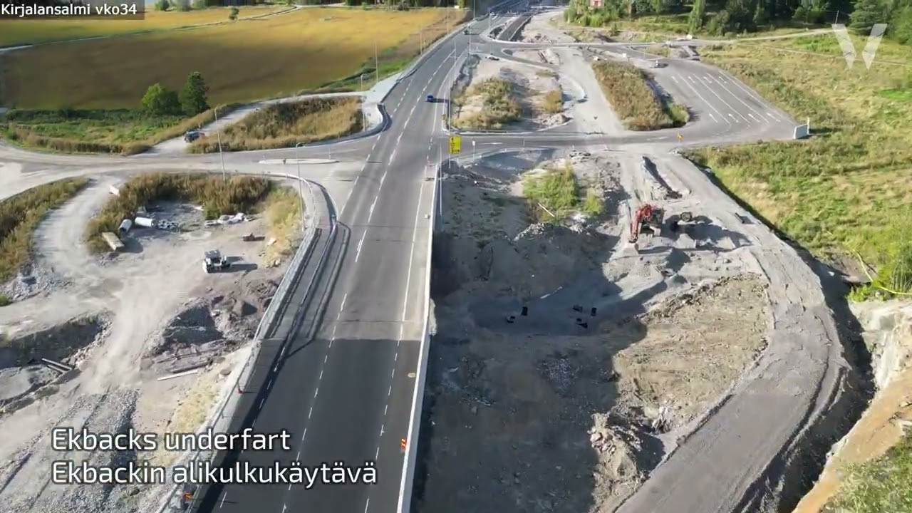 Drönar/dronevideo: Rävsundsbron & Hessundsbron i augusti 2025 / elokuussa 2025