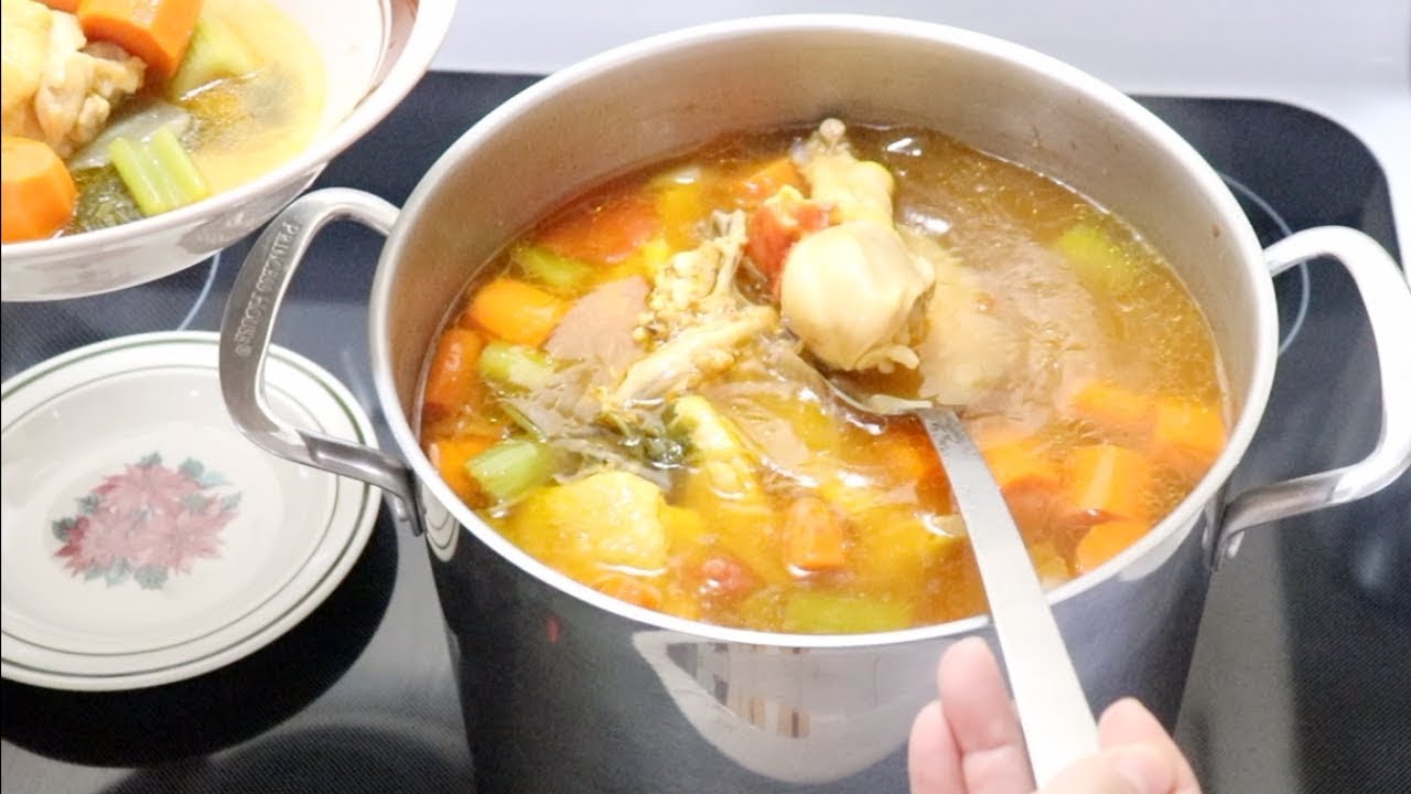 Caldo de Pollo con Verduras | Sopa de Pollo con Verduras | El Caldo de Pollo más Sabroso del Mundo