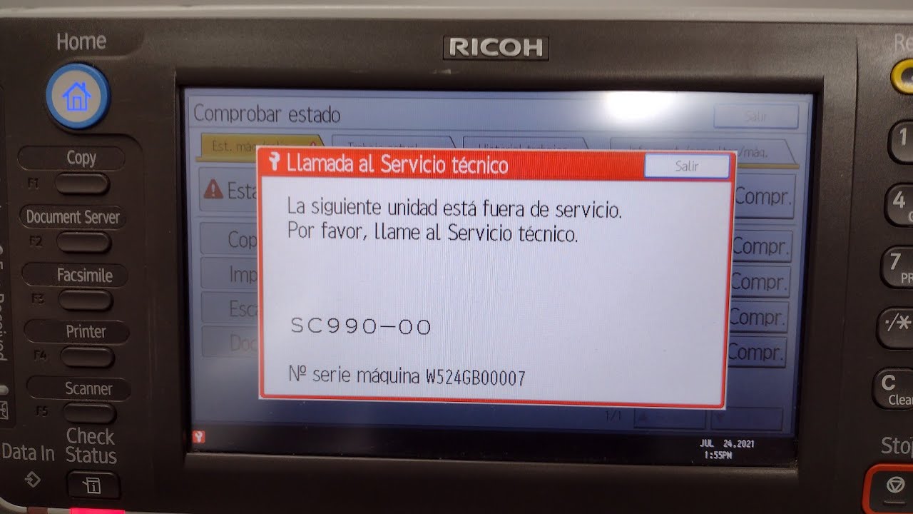 sc990 ricoh mp 4002