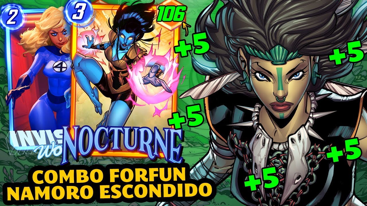 ESSE DECK É GENIAL: NAMORA ESCONDIDO é o MELHOR FORFUN DE HOJE |Marvel Snap|