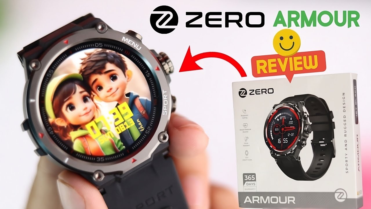 Zero Lifestyle Armour Sports ⚽ Smartwatch Unboxing + Review