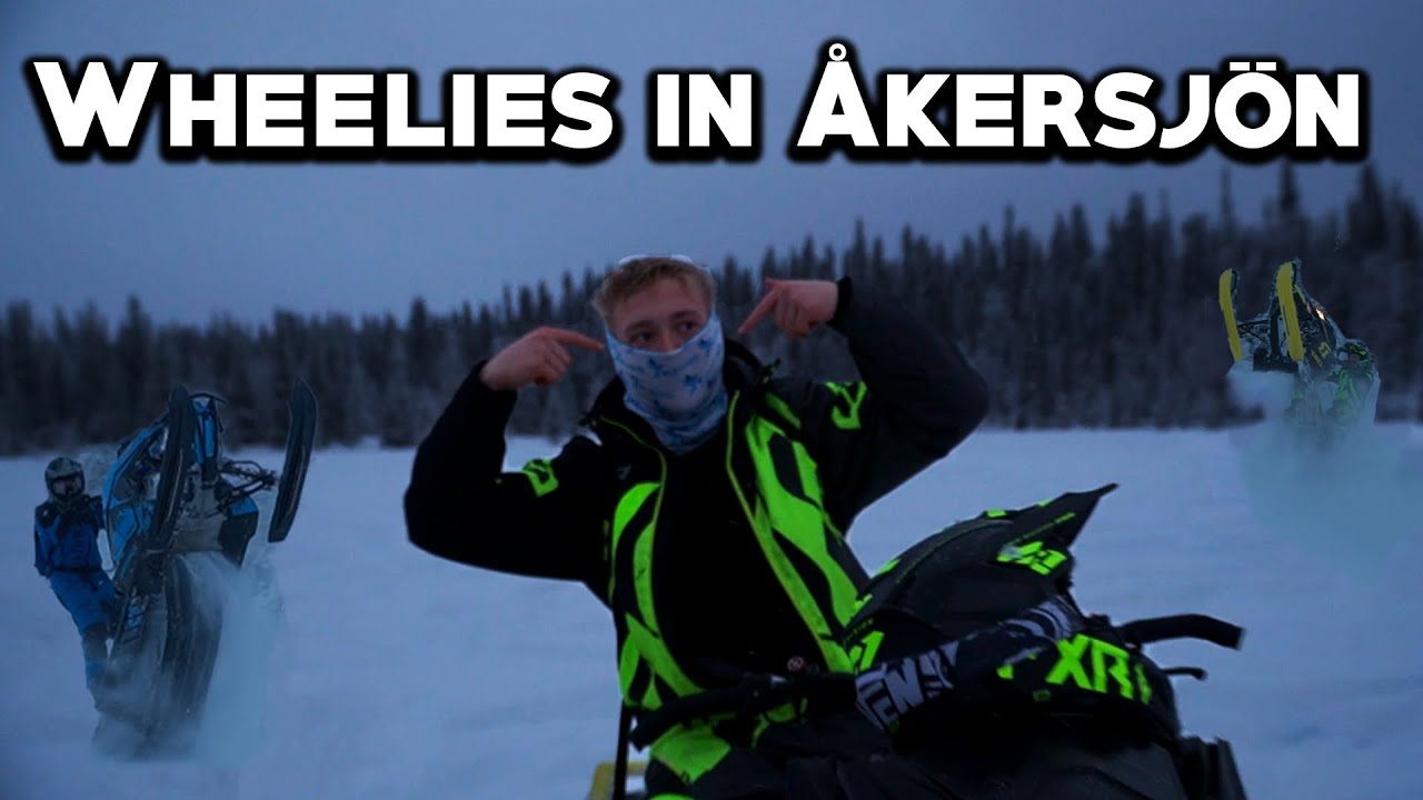 WHEELIES IN ÅKERSJÖN - BlueBird Sled Edit