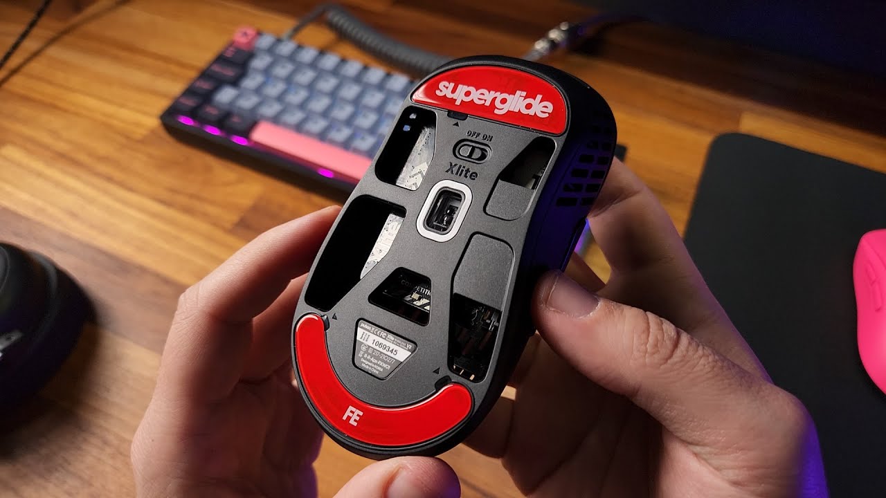 Mousefeet de vidro é puro HYPE! Superglide Pulsar Review